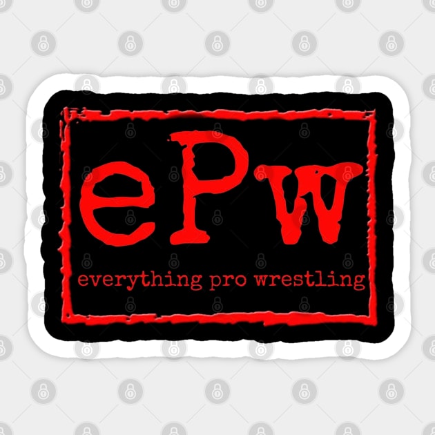 EPW Boxed Red Logo Sticker by EPW